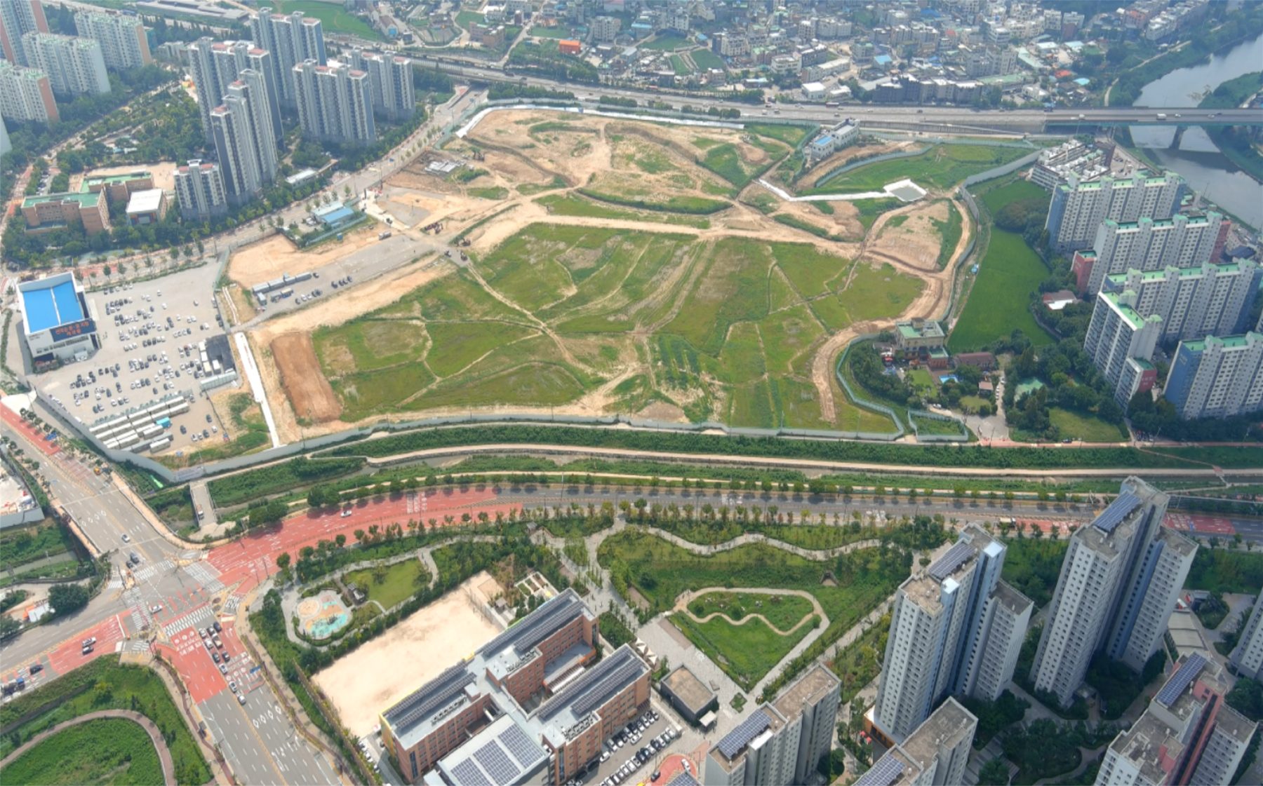 오산헤리티지자이 사업지 주변 전경